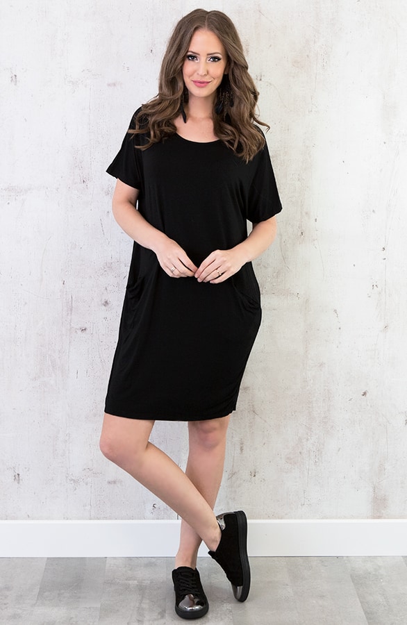 Pocket Tuniek Zwart – shoparchief, foto 4