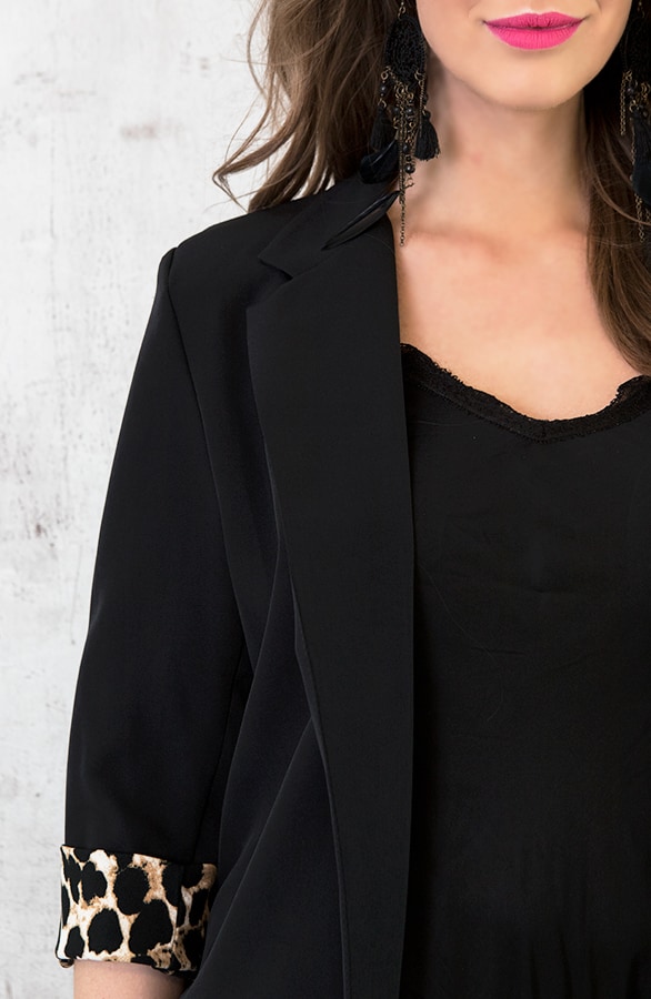 Musthaves Panter Blazer Exclusive Zwart – shoparchief, foto 6