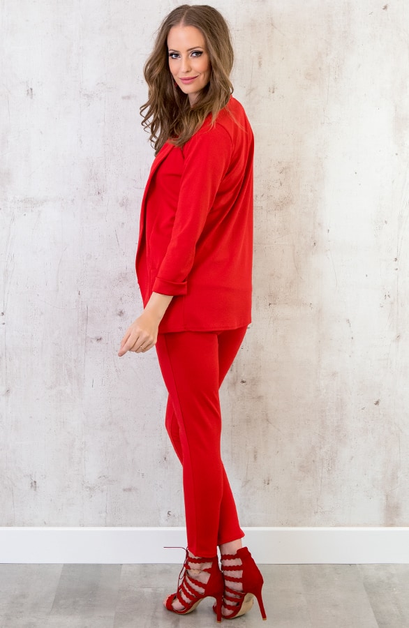 Strik Broek Basic Rood – shoparchief, foto 3