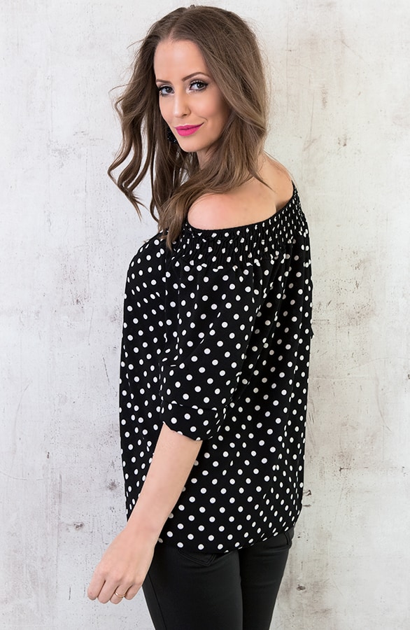 Polkadot Tuniek Zwart – shoparchief, foto 2