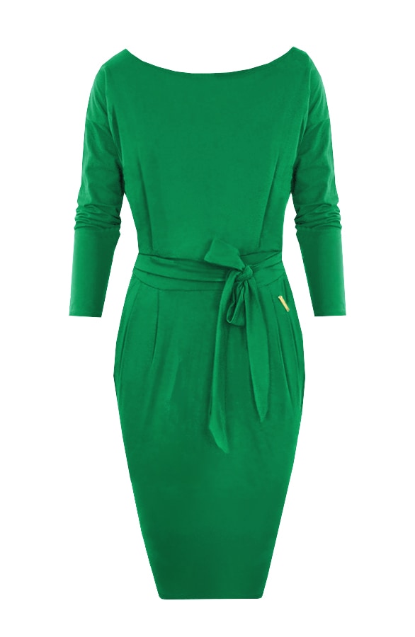 Femme Fatale Jurk Lang Glasgroen – shoparchief