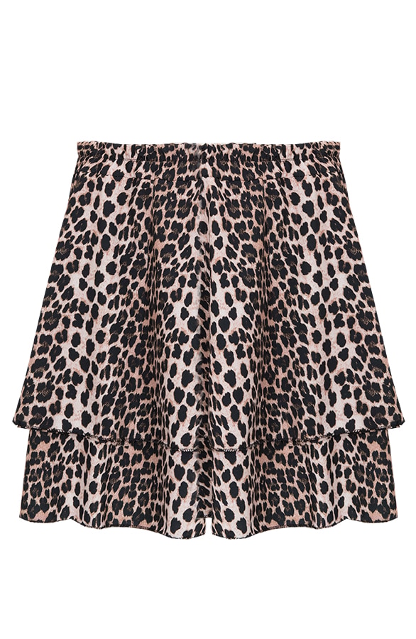 Leopard Laagjes Rok Bruin – shoparchief
