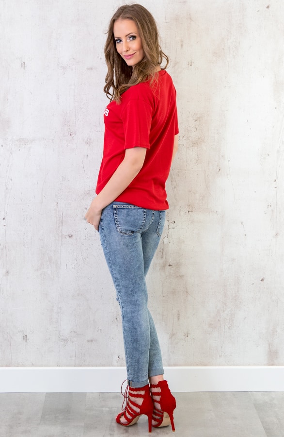 Bad Girls Top Rood – shoparchief, foto 5