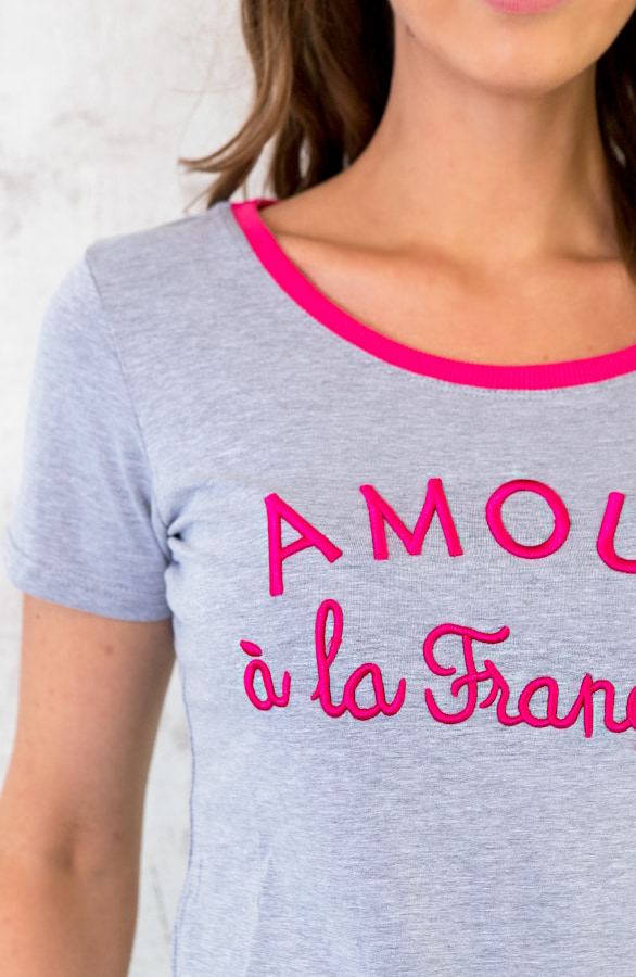 Amour Francaise Top Grijs – shoparchief, foto 3