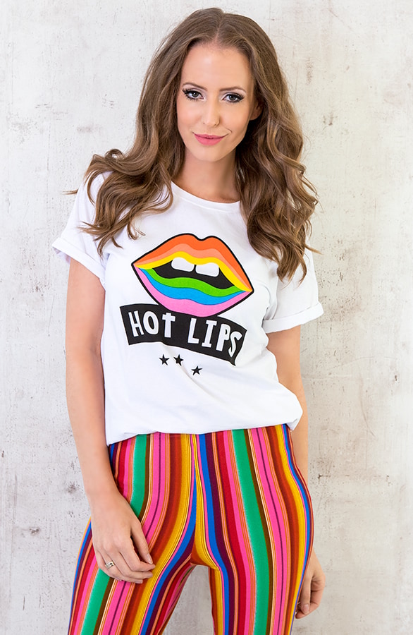 Hot Lips Top Wit – shoparchief, foto 2
