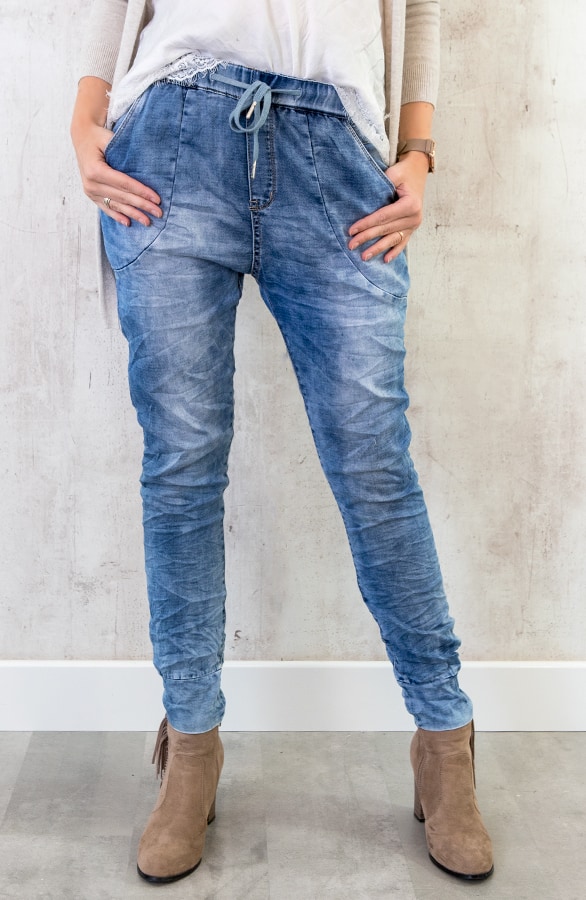 Denim Jogging Jeans Comfy – shoparchief, foto 2