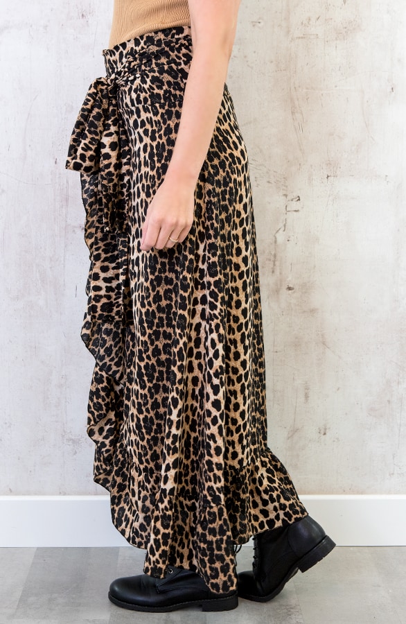 Leopard Wikkelrok Luxury – shoparchief, foto 5