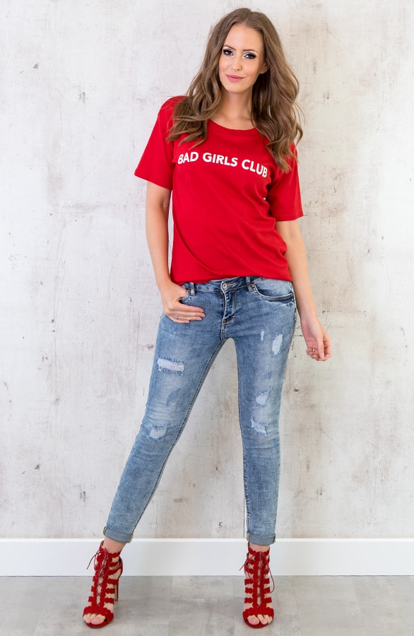 Bad Girls Top Rood – shoparchief, foto 3