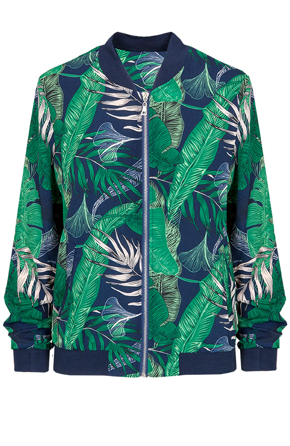 Bomber Print Jasje Dun – shoparchief