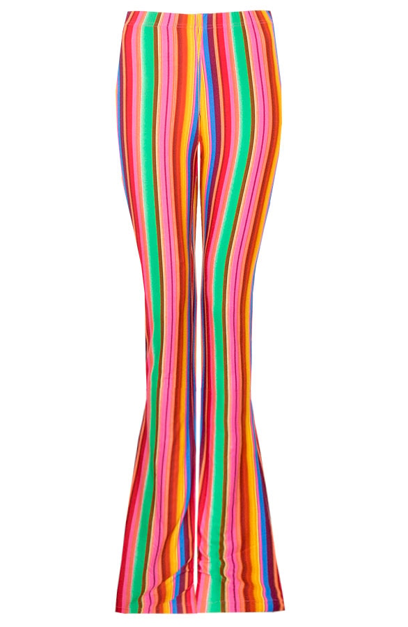 Gestreepte Flair Legging Neon – shoparchief