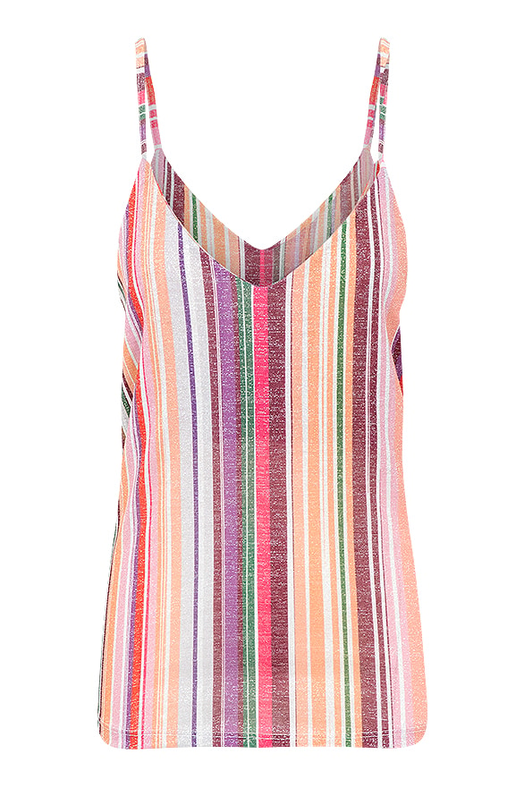 Glitter Strepen Top Pastel – shoparchief