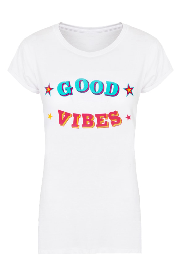 Good Vibes Top Wit – shoparchief