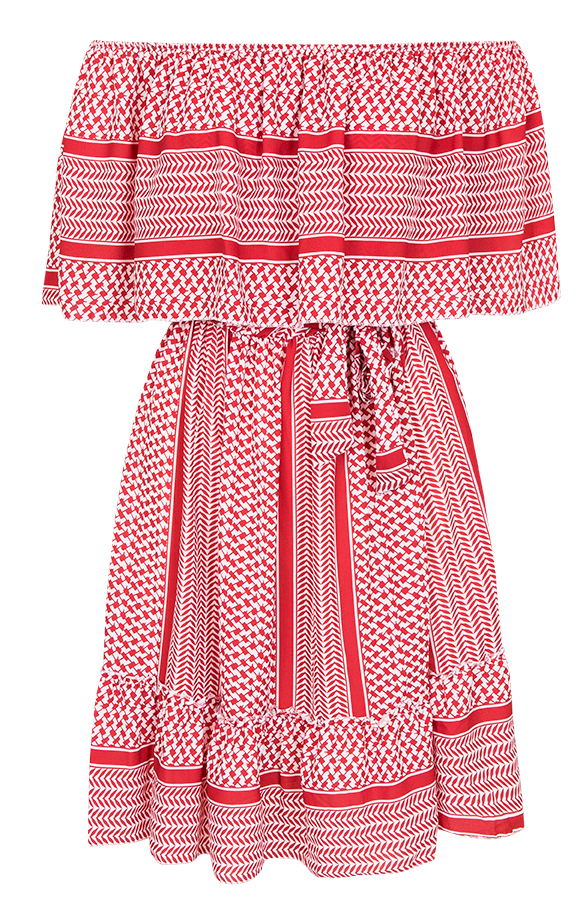 Noa Print Jurk Rood – shoparchief