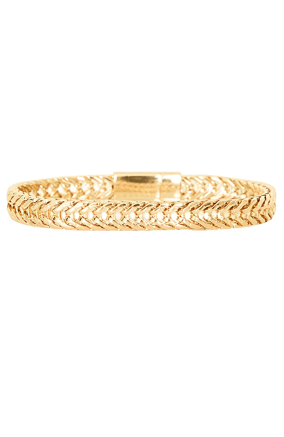 Stalen Schakel Armband Goud – shoparchief