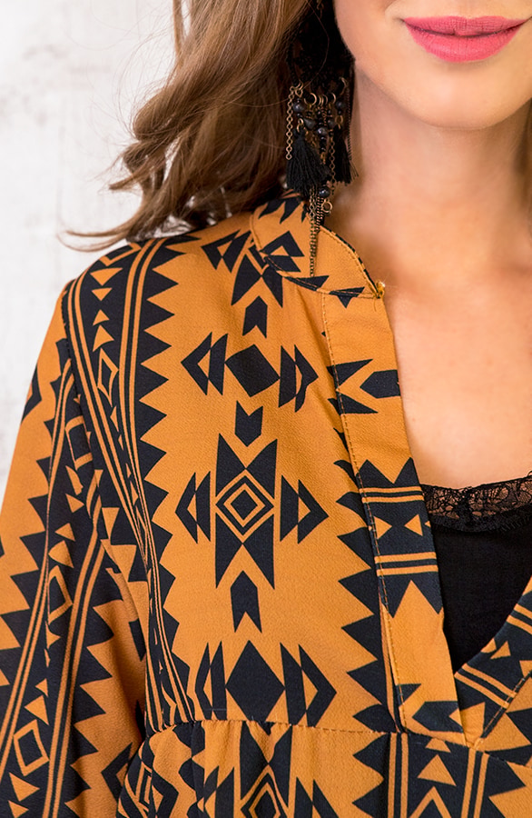 Noa Aztec Tuniek Okergeel – shoparchief, foto 4