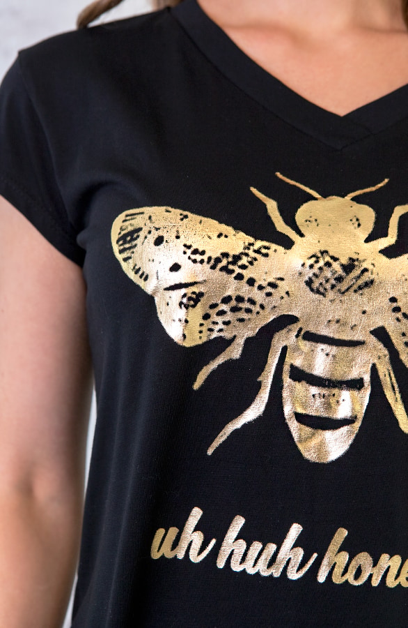 Uh Huh Honey Top Zwart – shoparchief, foto 6