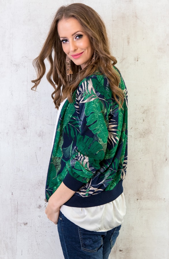 Bomber Print Jasje Dun – shoparchief, foto 4