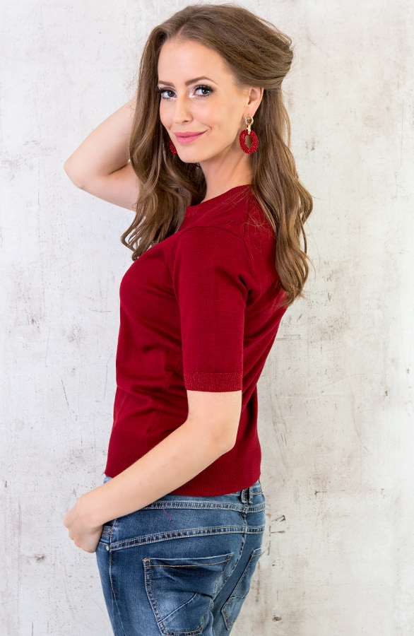 Luxury Wanted Top Bordeaux – shoparchief, foto 7