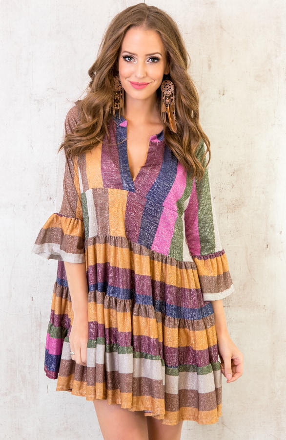 Noa Tuniek Striped Shine – shoparchief, foto 3