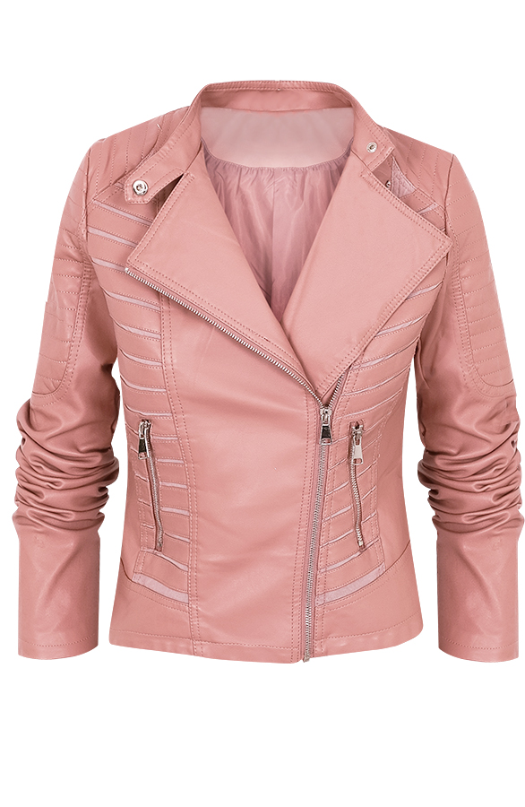 Biker Jacket Oud Roze – shoparchief