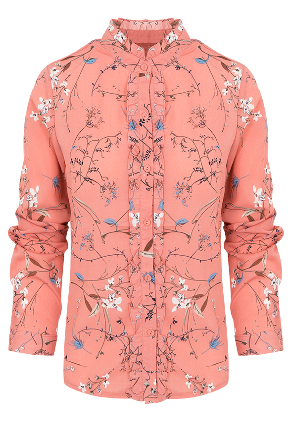 Bloemen Blouse Roze – shoparchief