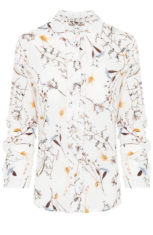 Bloemen Blouse Wit – shoparchief