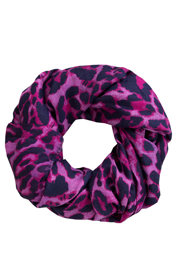 Leopard Sjaal Paars – shoparchief