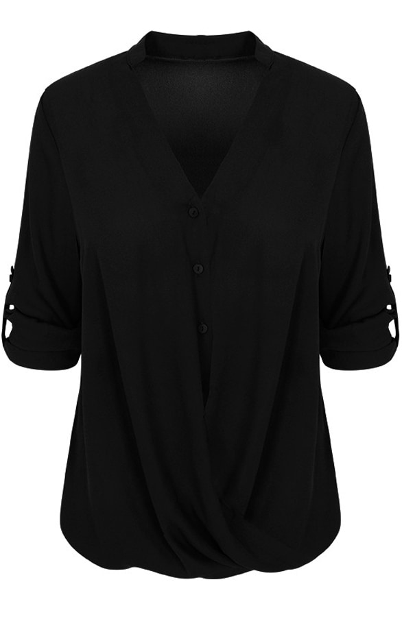 Marant Knoopjes Blouse Zwart – shoparchief