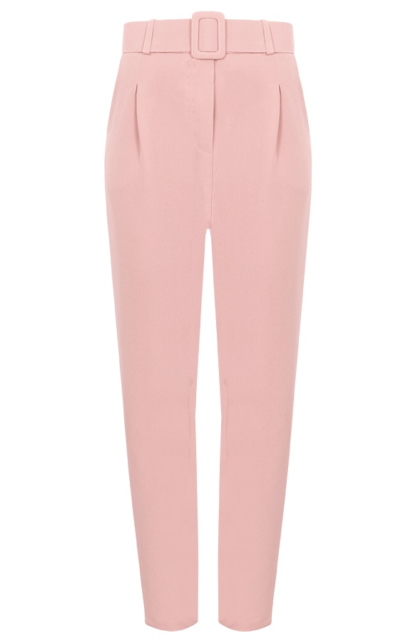 Pantalon Met Riem Oud Roze – shoparchief