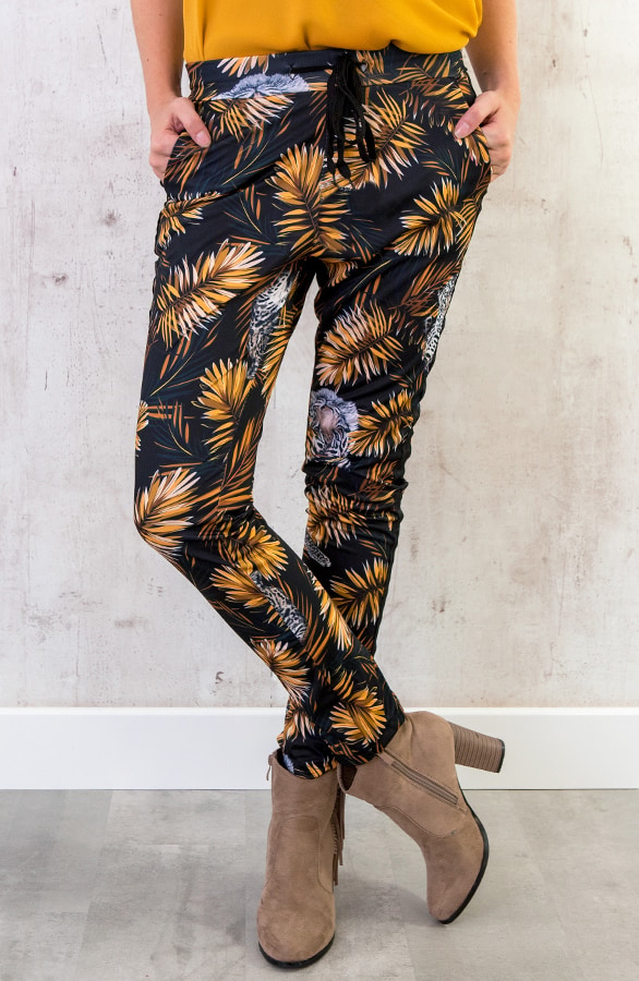 Jogging broek Leopard Oker – shoparchief, foto 2