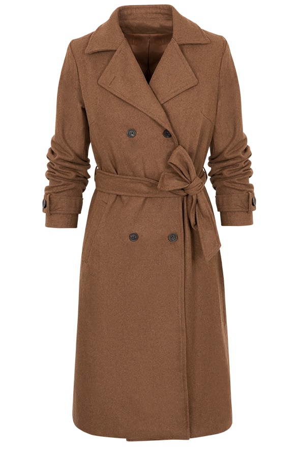 Trenchcoat Camel – shoparchief