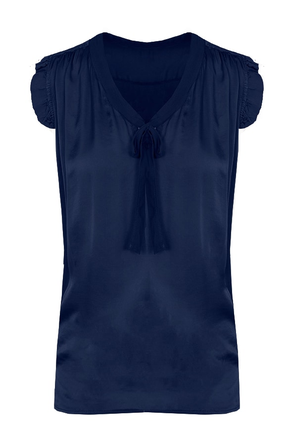Zijde Strik Top Marine – shoparchief