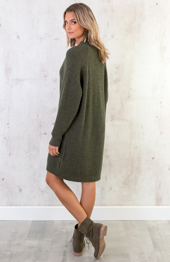 Oversized Tuniek Gebreid Army – shoparchief, foto 3