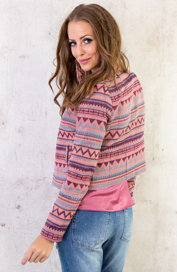 Aztec Blazer Roze – shoparchief, foto 6