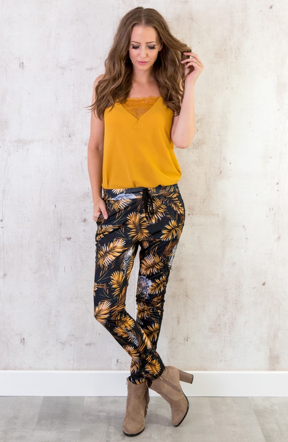 Jogging broek Leopard Oker – shoparchief, foto 6