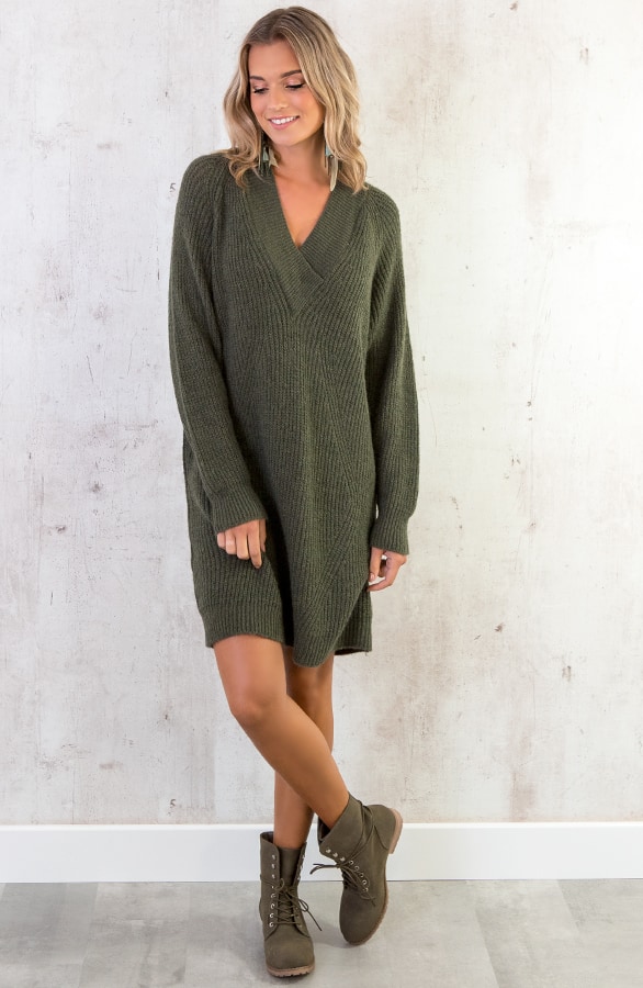 Oversized Tuniek Gebreid Army – shoparchief, foto 5