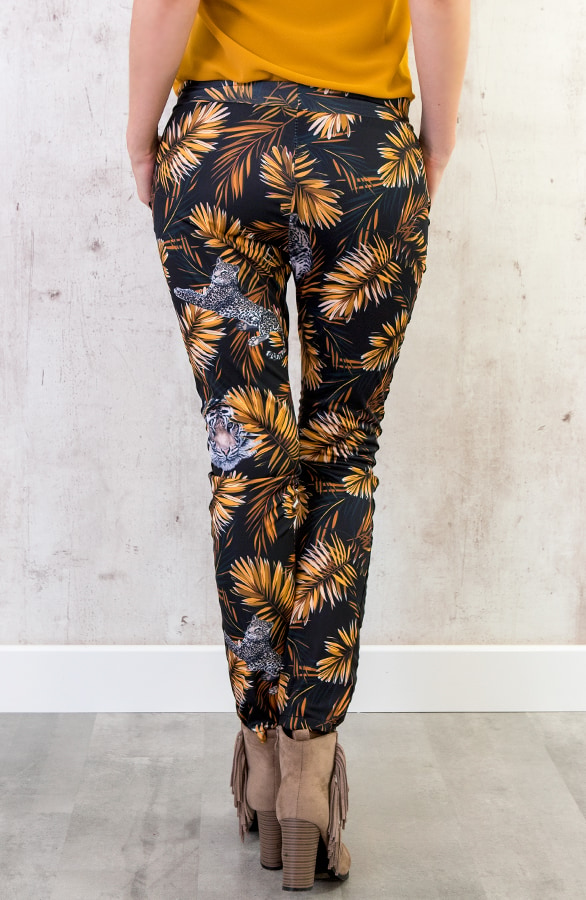 Jogging broek Leopard Oker – shoparchief, foto 5
