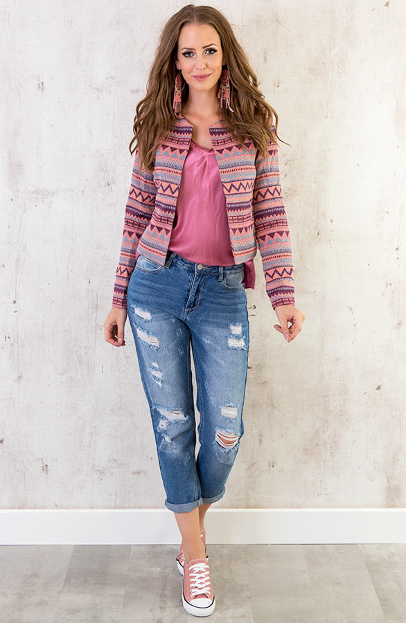 Zijde Top Ruches Roze – shoparchief, foto 6