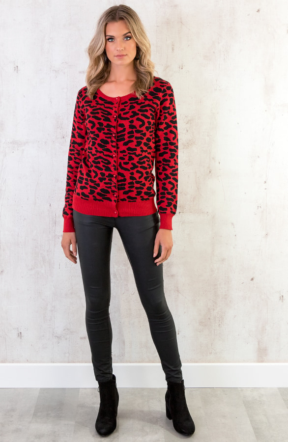Panterprint Vest Rood – shoparchief, foto 6