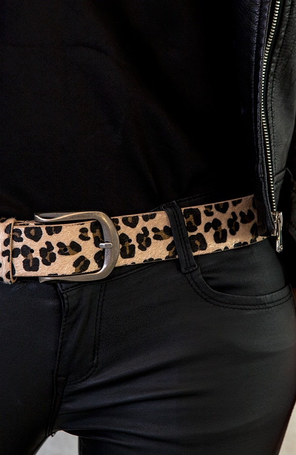 Leopard Riem Taupe – shoparchief, foto 2