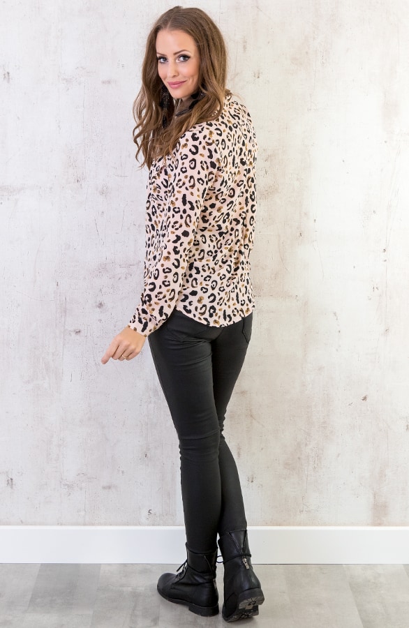 Panter Blouse Roze – shoparchief, foto 4