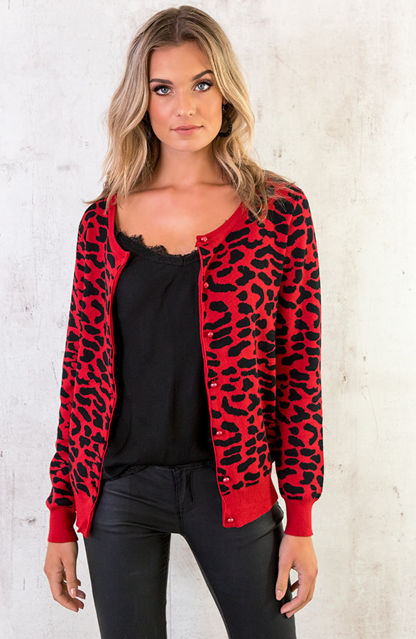 Panterprint Vest Rood – shoparchief, foto 5