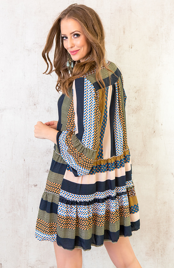 Noa Patchwork Tuniek Army – shoparchief, foto 3