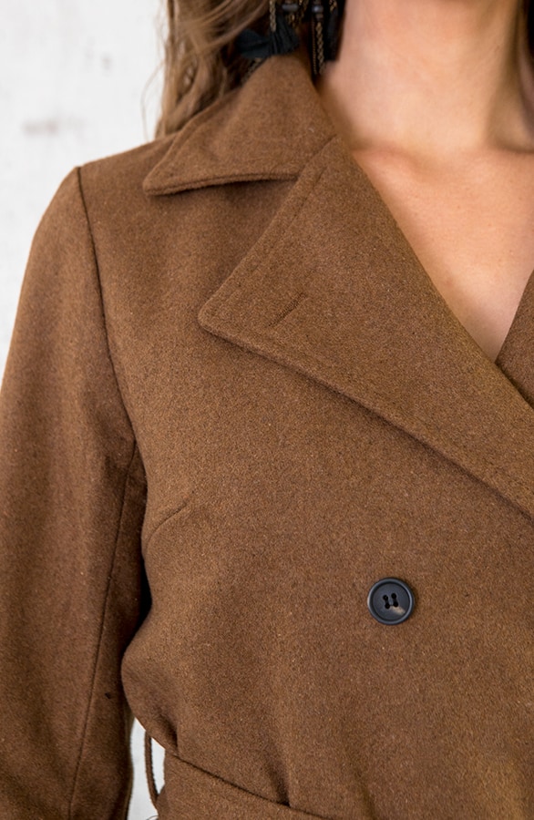Trenchcoat Camel – shoparchief, foto 5
