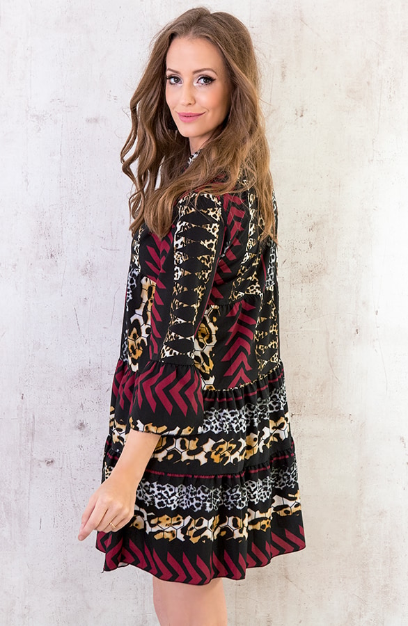 Fay Tuniek Aztec Panter Bordeaux – shoparchief, foto 5