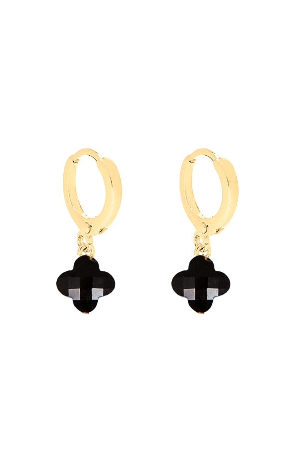 Clover Black Oorbellen – shoparchief