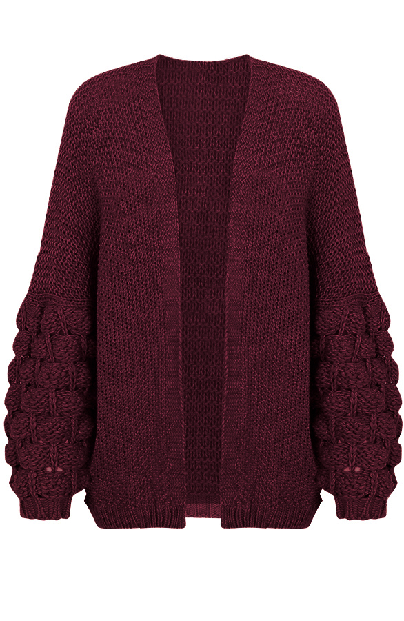 Gebreid Vest Limited Bordeaux – shoparchief