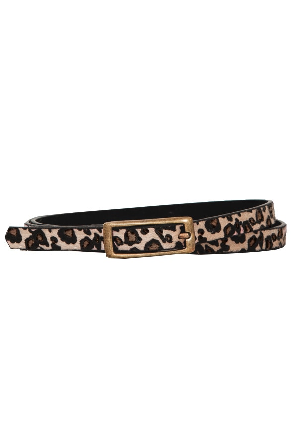 Leopard Riem Smal Bruin – shoparchief