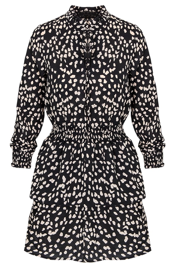 Print Jurk Zwart – shoparchief