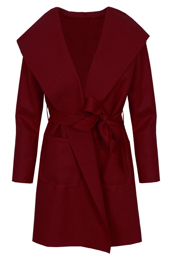 Wanted Coat Short Bordeaux – shoparchief